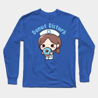 Donut Nurse Funny Long Sleeve T-Shirt